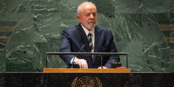 Brazil's former president, Lula da Silva, stated at the UN Assembly that armed conflicts are a violation of human rationality.