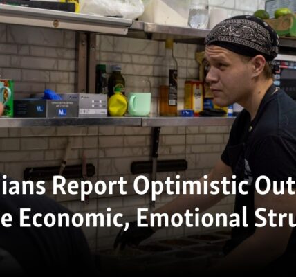 Despite facing economic and emotional challenges, Ukrainians remain optimistic about the future.