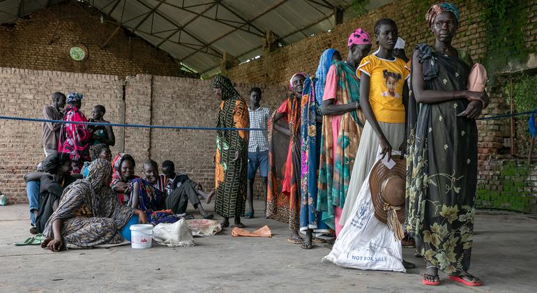 Impending food crisis for families from South Sudan escaping conflict.