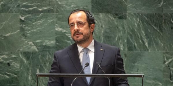 The President of Cyprus addressed the United Nations Assembly, questioning if we have the determination to prioritize peace.