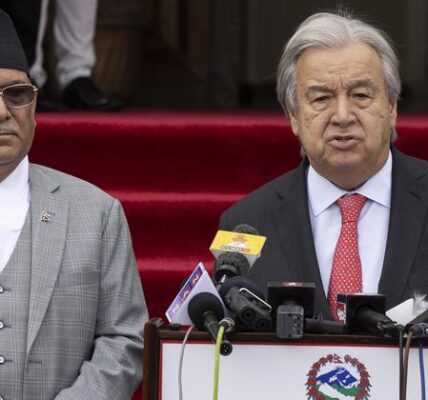 The United Nations Secretary-General Guterres states that the situation in Gaza is becoming increasingly dire with each passing hour.