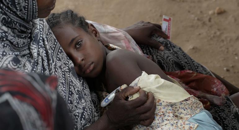 The UN's relief leader is calling for an end to the humanitarian crisis in Sudan.