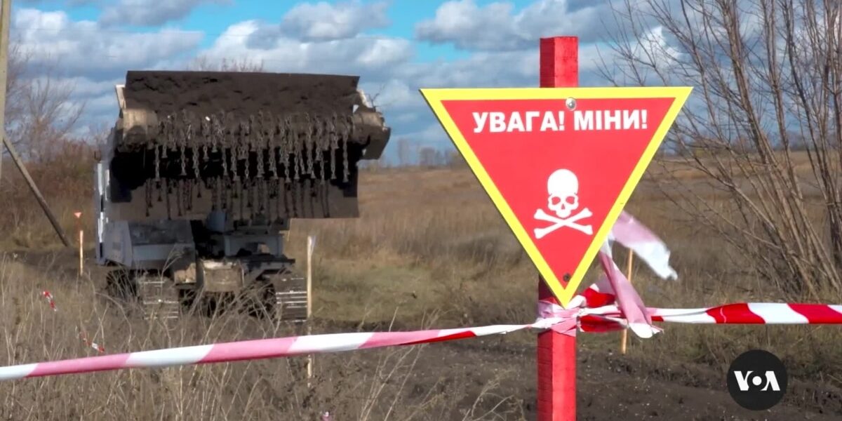Clearing the landmines in Ukraine is a task that may require several years, possibly even decades.