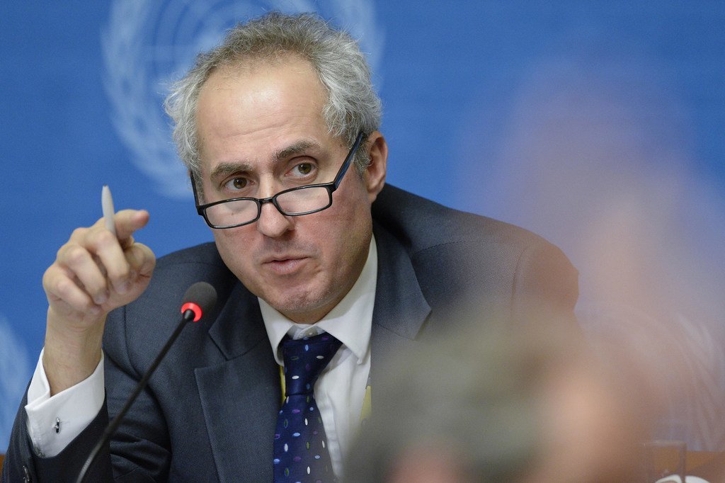 Stéphane Dujarric, Spokesman for the UN Secretary-General (file).