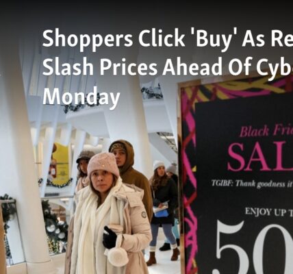 Customers are clicking the 'Buy' button as retailers lower prices in preparation for Cyber Monday.