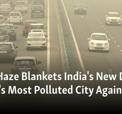 India's capital city, New Delhi, has once again been enveloped in a toxic haze, making it the world's most polluted city.