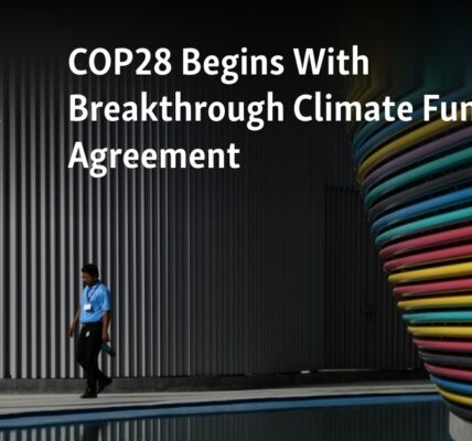 The 28th Conference of Parties (COP28) has commenced with a significant agreement on a fund for addressing climate change.