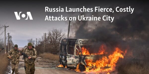 The city of Ukraine is being fiercely attacked by Russia at high cost.