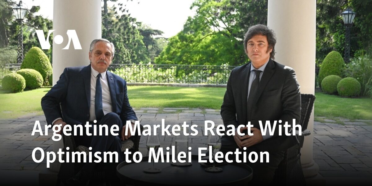 The election of Milei has sparked optimistic reactions in Argentine markets.