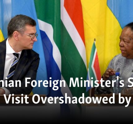 The Gaza situation overshadowed the visit of the Ukrainian Foreign Minister to South Africa.