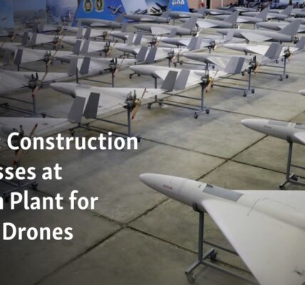 The latest update reveals that construction is moving forward at the Russian facility where Iranian drones are being built.