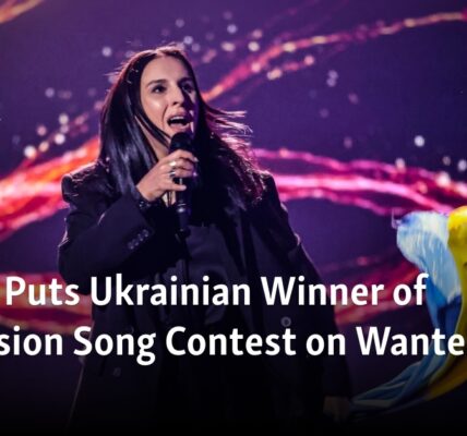 The Ukrainian victor of the Eurovision Song Contest has been added to Russia's list of wanted individuals.