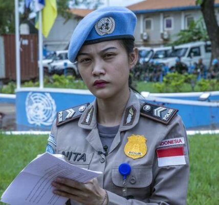The United Nations' leading female law enforcement officer is described as a youthful catalyst for transformation.