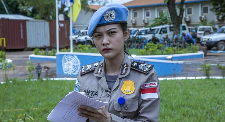 The United Nations' leading female law enforcement officer is described as a youthful catalyst for transformation.