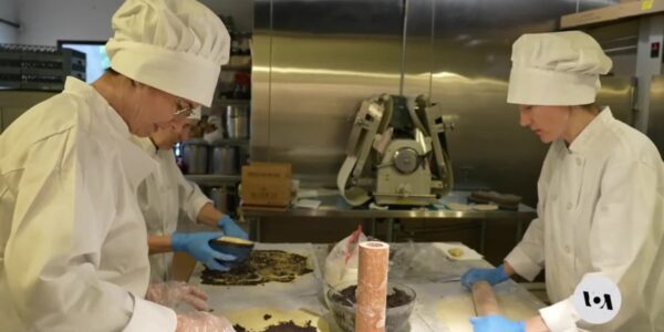 Ukrainian individuals seeking refuge have discovered employment and a sense of belonging at a bakery in California.
