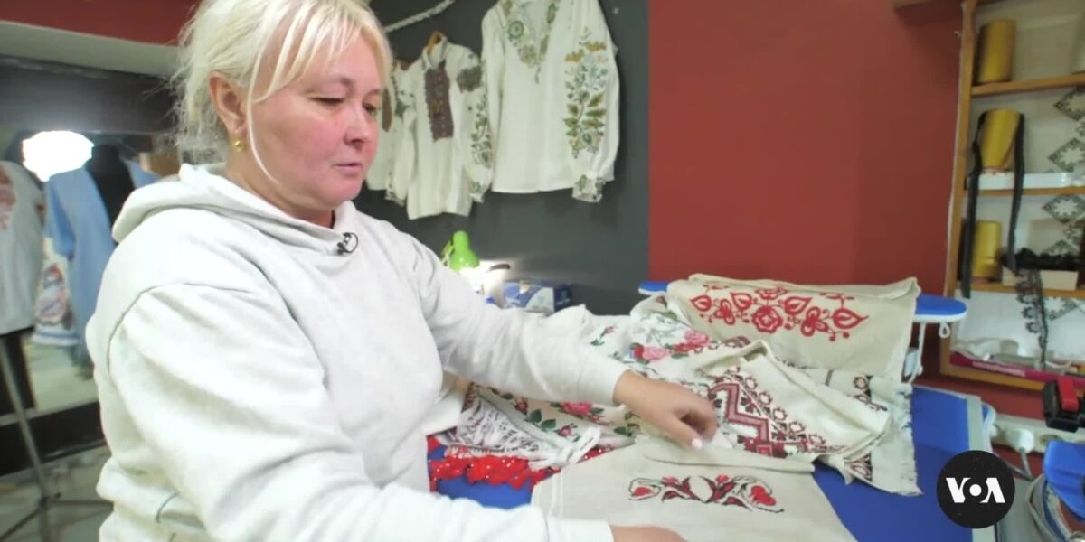Women residing at a shelter in Ukraine receive assistance and prospects, stitching their lives back together.