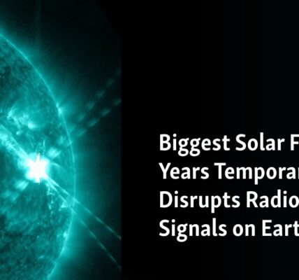 A recent solar event of significant magnitude caused temporary interference with radio transmissions on Earth.