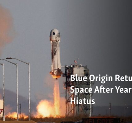 Blue Origin has resumed space flights after pausing for a year.