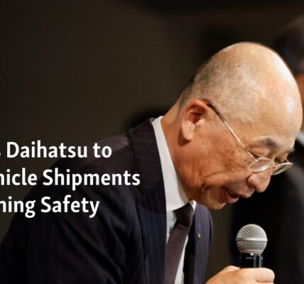 Daihatsu, a subsidiary of Toyota, will stop sending out cars due to a growing safety scandal.