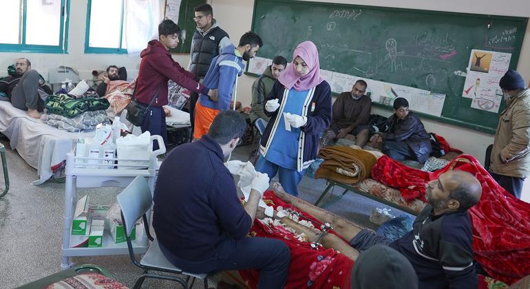 UNRWA schools are now serving as shelters and places where people can get medical care.