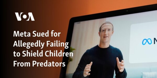 Meta is being sued for allegedly not protecting children from predators.