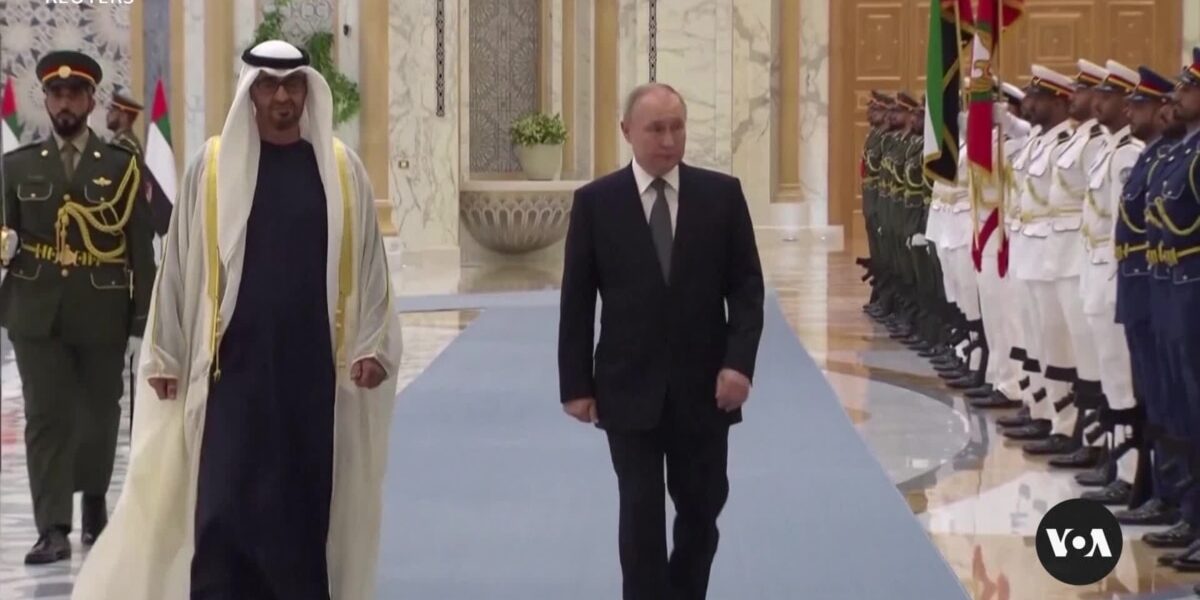 Putin's brief trip to Arab countries emphasizes his effort to overcome isolation.