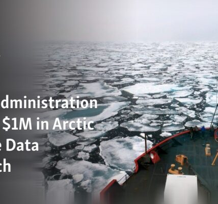 The Biden administration is putting $1 million towards researching Arctic climate data.
