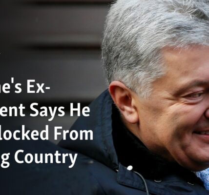 The former President of Ukraine claims he was prevented from leaving the country.