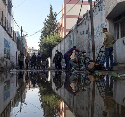 The most recent calamity to strike the desperate Palestinians is the flooding in Gaza.