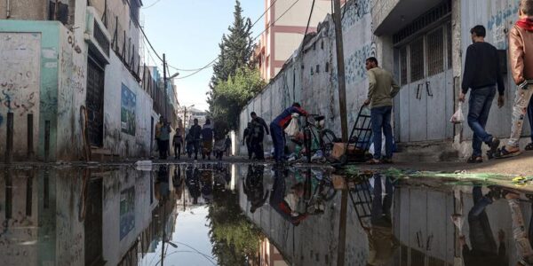 The most recent calamity to strike the desperate Palestinians is the flooding in Gaza.