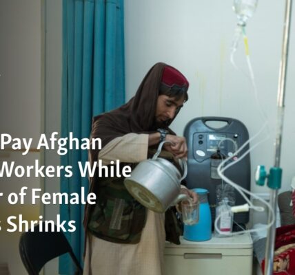 The shrinking number of female doctors in Afghanistan is being countered by donors paying health workers.