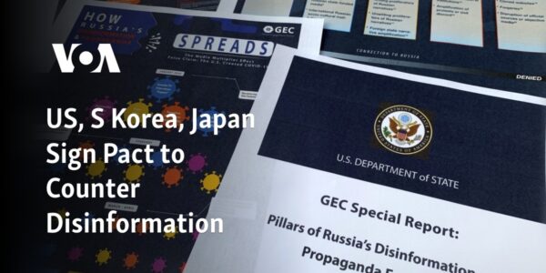 The United States and South Korea have entered into an agreement to combat disinformation together.