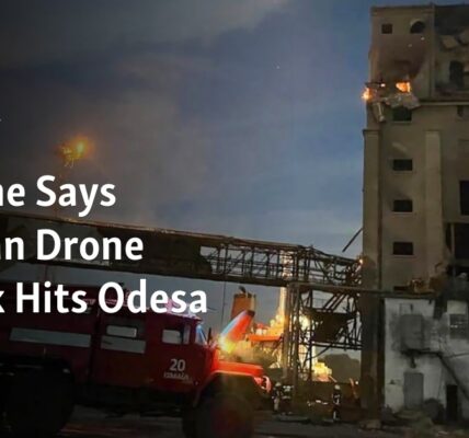 Ukraine Reports Odesa Port Struck by Russian Drone Strike