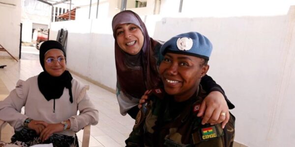 Women from Africa leading the way in peacekeeping efforts.