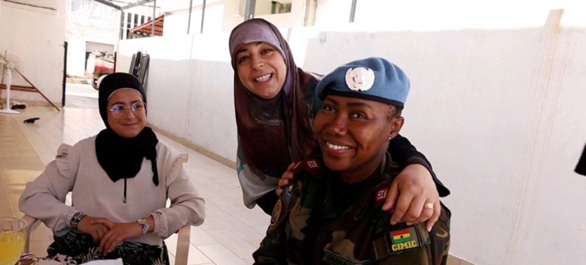 Women from Africa leading the way in peacekeeping efforts.