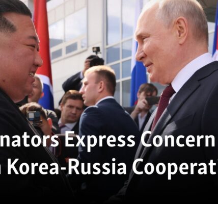 American lawmakers express worry about collaboration between North Korea and Russia.
