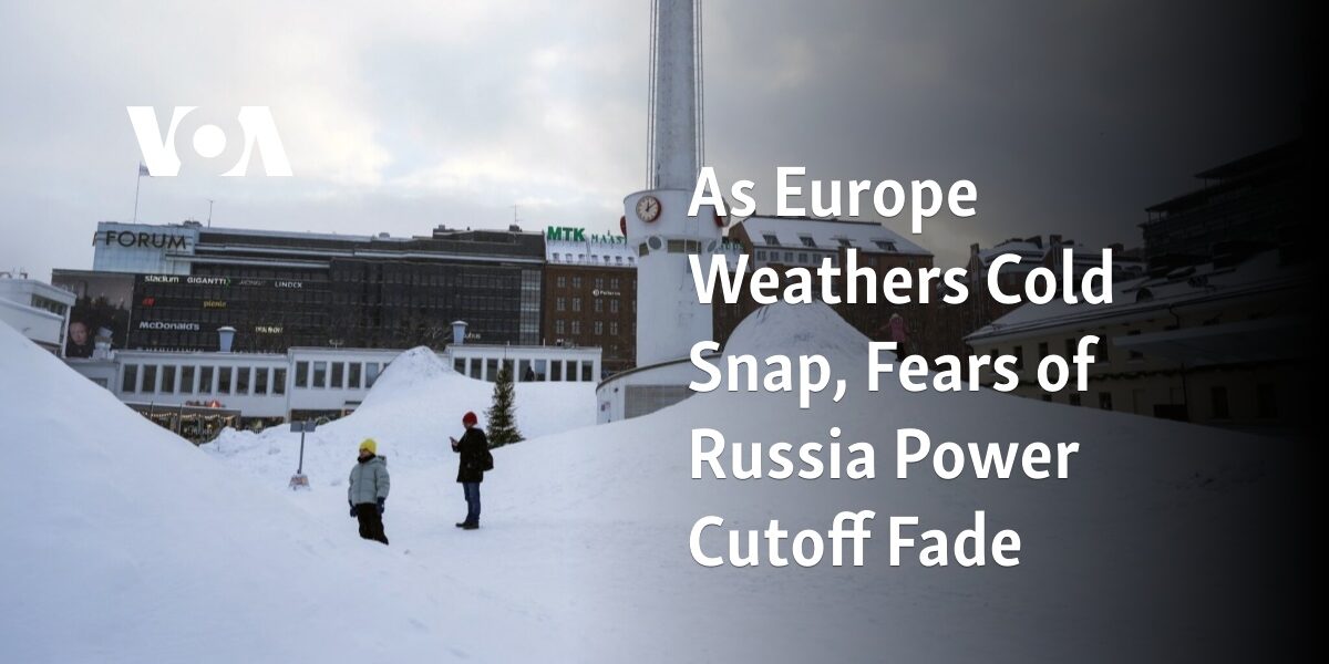 As Europe Endures Cold Spell, Concerns About Russian Electricity Shutdown Diminish