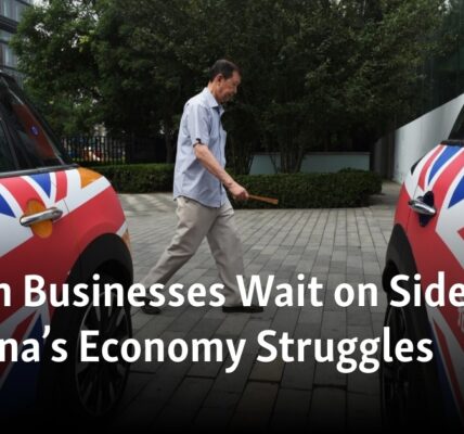As the Chinese economy continues to struggle, British businesses remain on the sidelines.