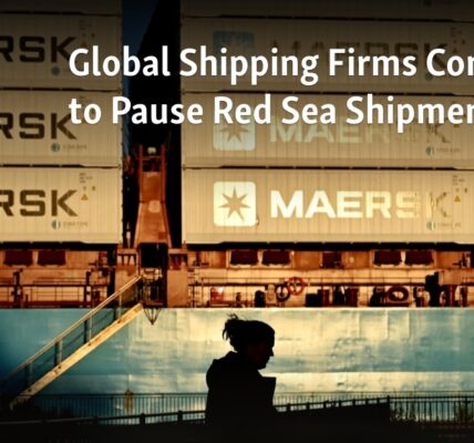 International shipping companies are still halting shipments in the Red Sea region.