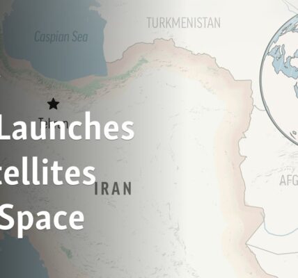 Iran successfully sends three satellites into orbit.