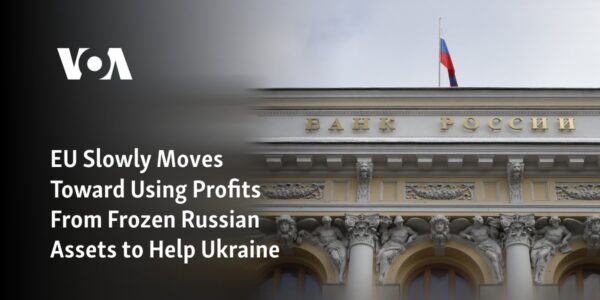 The European Union is gradually shifting towards utilizing the profits generated from frozen Russian assets to provide assistance to Ukraine.