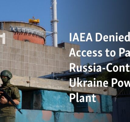 The International Atomic Energy Agency (IAEA) was not granted access to certain areas of a power plant in Ukraine that is controlled by Russia.