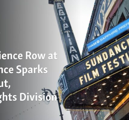 The presence of AI audience members at Sundance sparks a walkout and brings attention to division within the community.