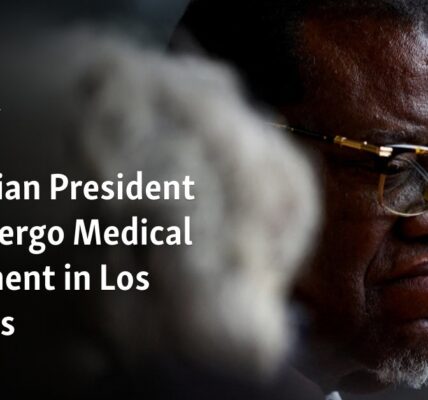 The President of Namibia will be receiving medical treatment in Los Angeles.