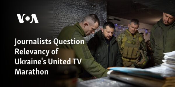 The relevance of Ukraine's United TV Marathon is being questioned by journalists.