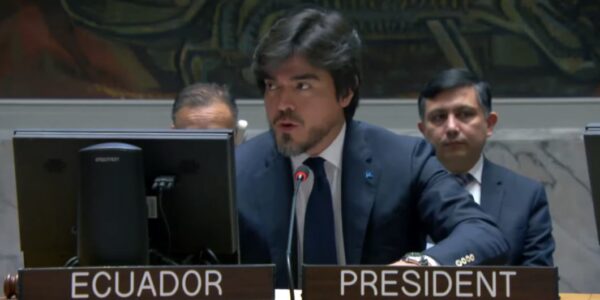 The Security Council is currently addressing the situation in the Middle East, with the United Nations Secretary-General raising concerns about the potential escalation of the conflict.