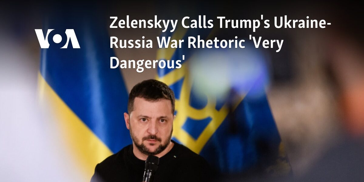 The statement from Zelenskyy expresses his concern for a potential second term for President Trump.