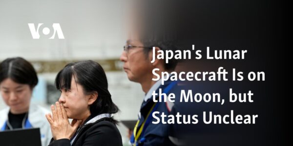 The status of Japan's lunar spacecraft on the Moon is currently unclear.