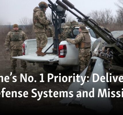 The top focus for Ukraine is ensuring the delivery of air defense systems and missiles.