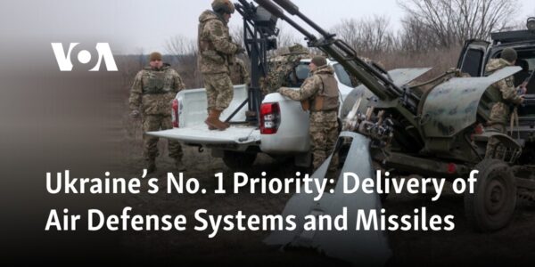 The top focus for Ukraine is ensuring the delivery of air defense systems and missiles.